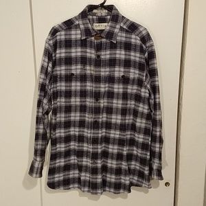 Orvis men's plaid button-down shirt size M